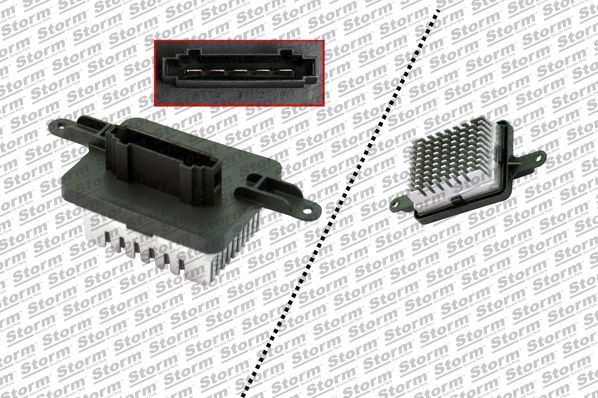 Resistor, interior blower (777040)