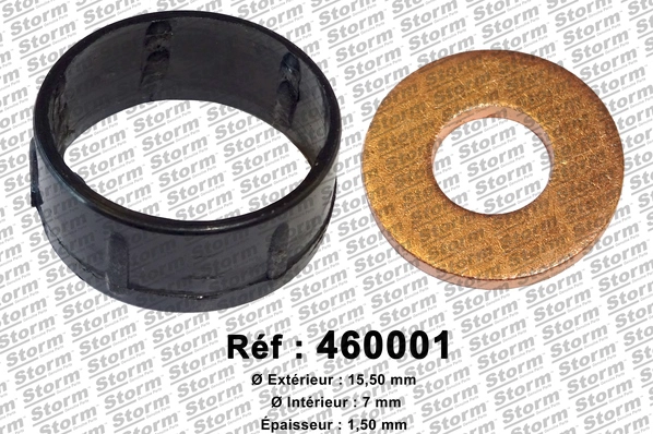 Seal Kit, injector nozzle (460001)