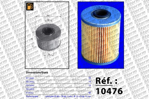 Fuel Filter (10476)