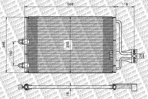 Condenser, air conditioning (26012)