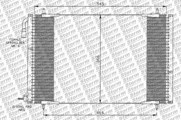 Condenser, air conditioning (70504)