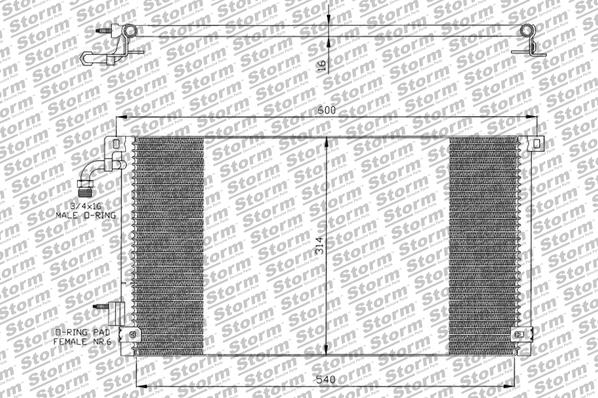 Condenser, air conditioning (27006)