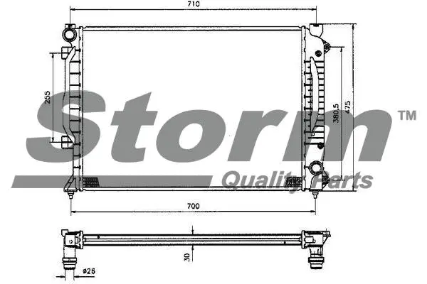 Belt Pulley, crankshaft (F2986)