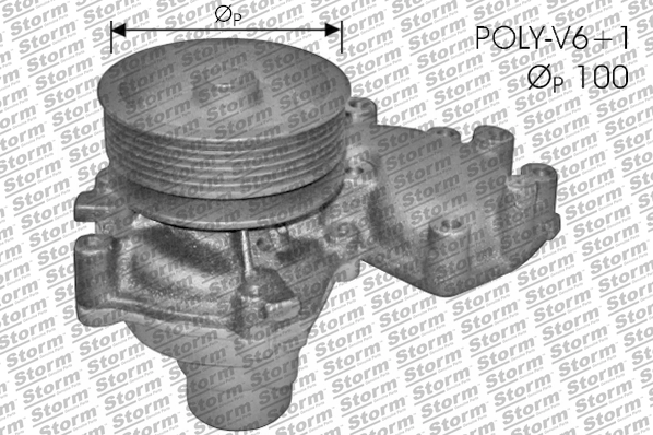 Water Pump, engine cooling (PA10748)