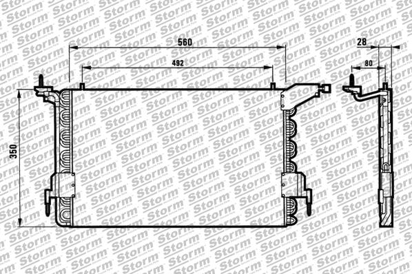 Condenser, air conditioning (24010)