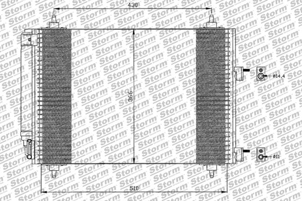 Condenser, air conditioning (79701)
