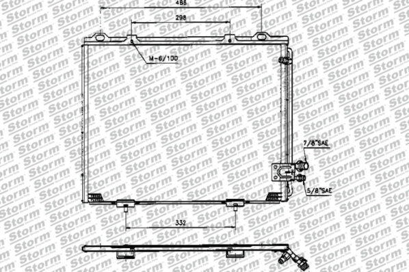 Condenser, air conditioning (52020)