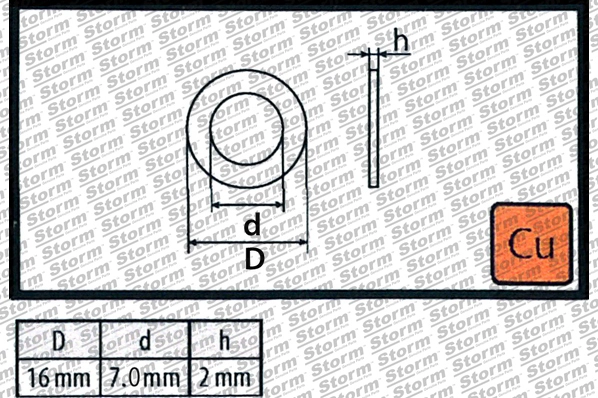 Seal Kit, injector nozzle (46000000616)