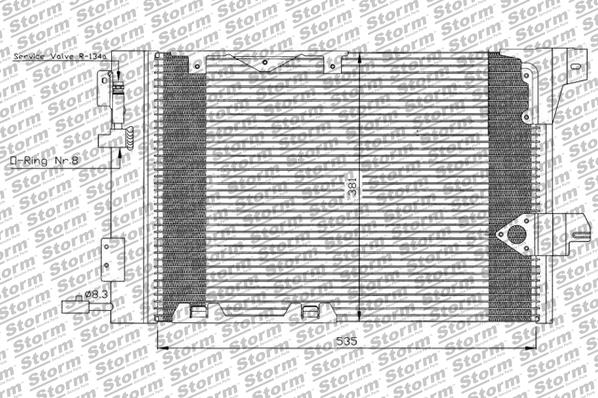 Condenser, air conditioning (65018)