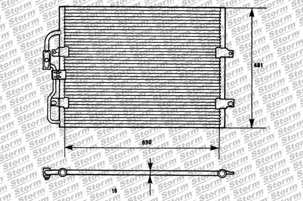 Condenser, air conditioning (79803)