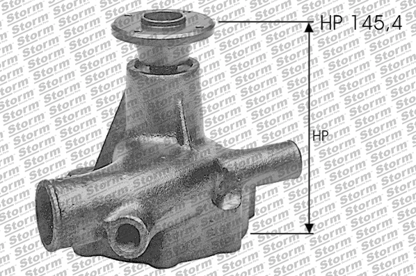 Water Pump, engine cooling (PA12153)