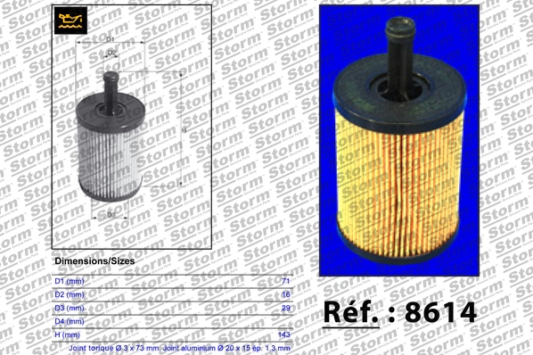 Oil Filter (8614)