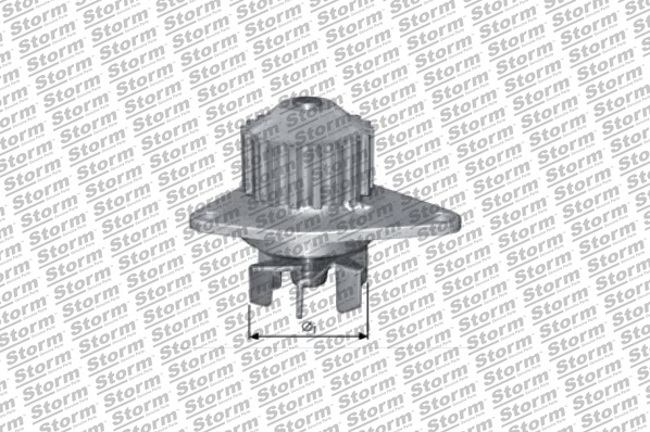 Water Pump, engine cooling (CST114)