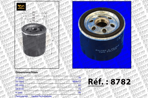 Oil Filter (8782)