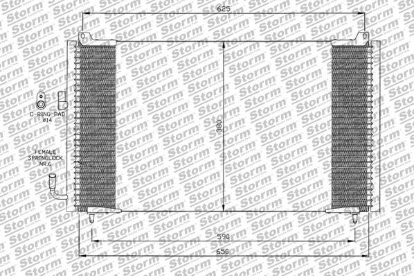 Condenser, air conditioning (79517)