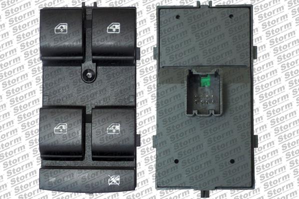 Switch, window regulator (61037)