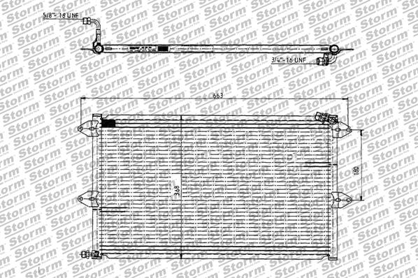 Condenser, air conditioning (99005)