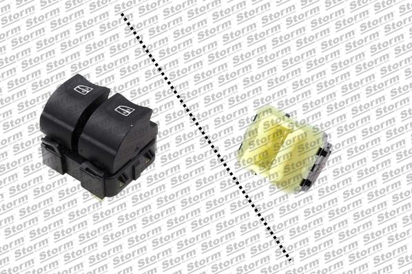 Switch, window regulator (80160)
