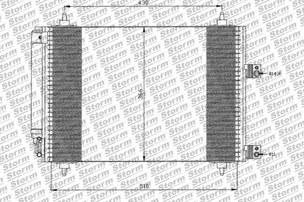 Condenser, air conditioning (79702)