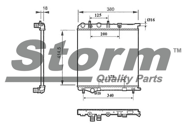 Link/Coupling Rod, stabiliser bar (F0903CI)