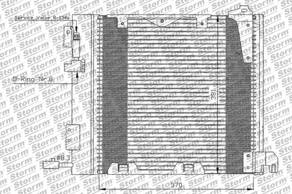 Condenser, air conditioning (65011)