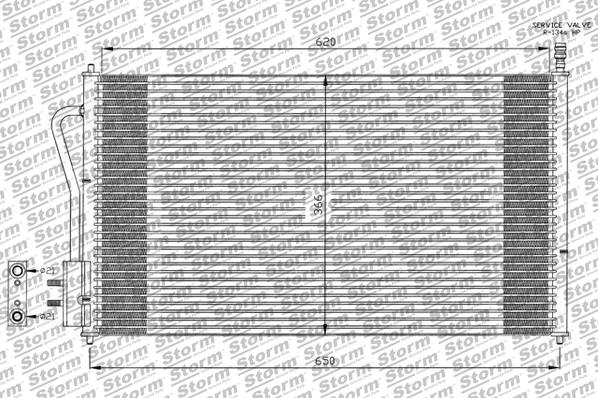 Condenser, air conditioning (46502)