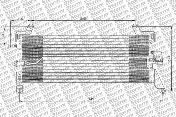 Condenser, air conditioning (44008)