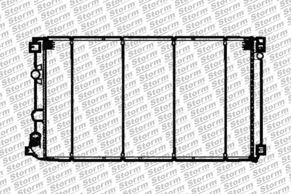 Radiator, engine cooling (89103)