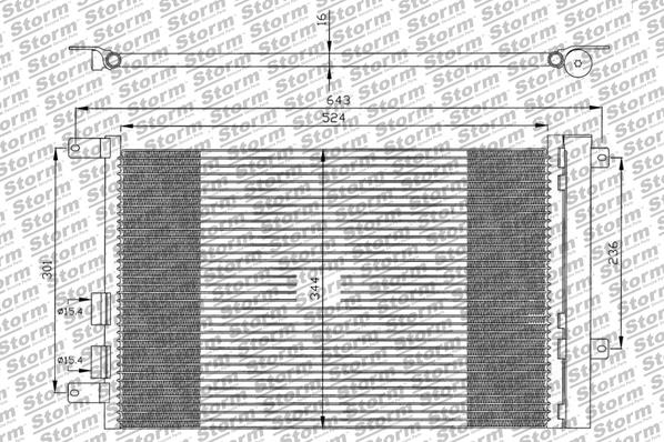 Condenser, air conditioning (1450002)