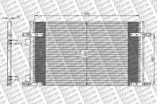 Condenser, air conditioning (88016)