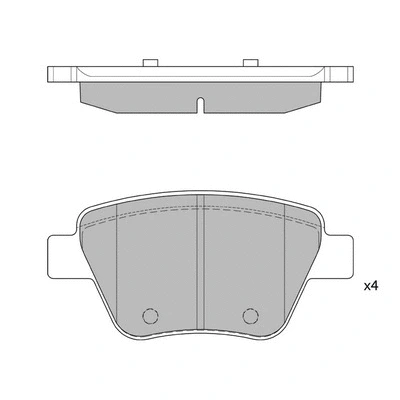 Brake Pad Set, disc brake (GP2314)
