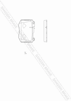 Brake Pad Set, disc brake (GP4003)