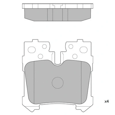 Brake Pad Set, disc brake (GP2301)