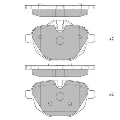 Brake Pad Set, disc brake (GP2275)
