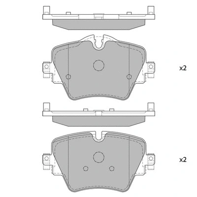 Brake Pad Set, disc brake (GP4129)