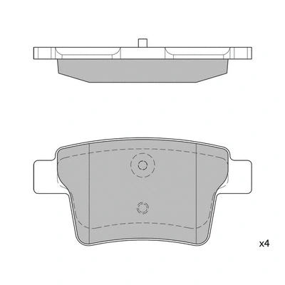 Brake Pad Set, disc brake (GP2095)