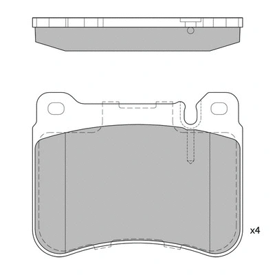 Brake Pad Set, disc brake (GP2329)