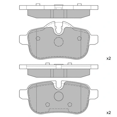 Brake Pad Set, disc brake (GP1942)