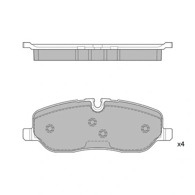 Brake Pad Set, disc brake (GP2236)