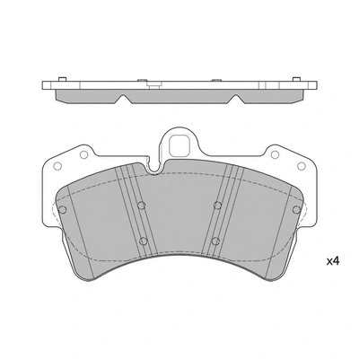 Brake Pad Set, disc brake (GP2197)
