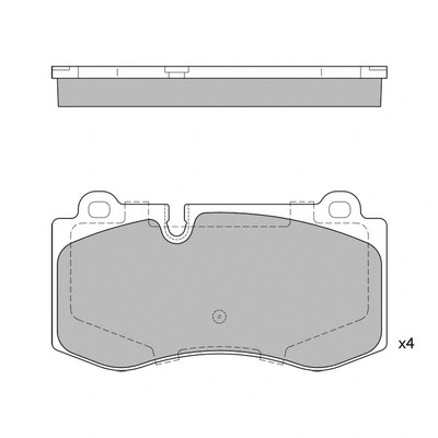 Brake Pad Set, disc brake (GP2195)