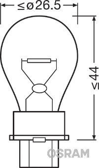 Bulb, direction indicator (3156)