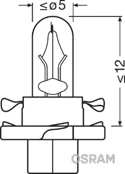 Bulb, instrument lighting (2452MFX6)
