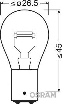 Bulb, direction indicator (7240)
