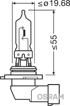 Bulb, spotlight (9005)