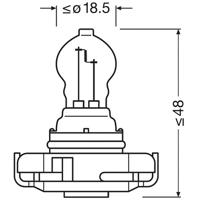 Bulb, direction indicator