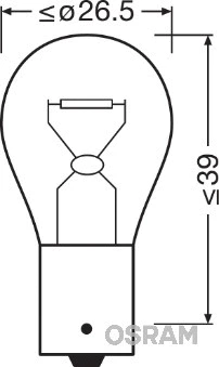 Bulb, direction indicator (7529)