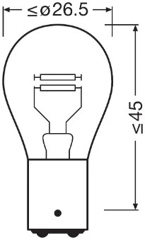 Bulb, direction indicator