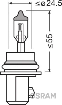 Bulb, spotlight (9007)