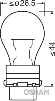 Bulb, direction indicator (3757AK)